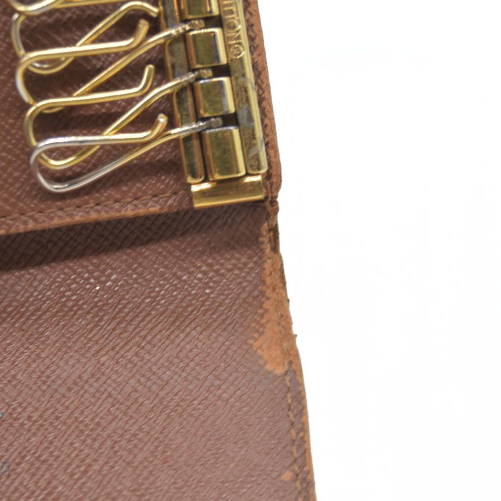 $345 Louis Vuitton Monogram Multicles 6 Ring Key Case Brown CT0024
