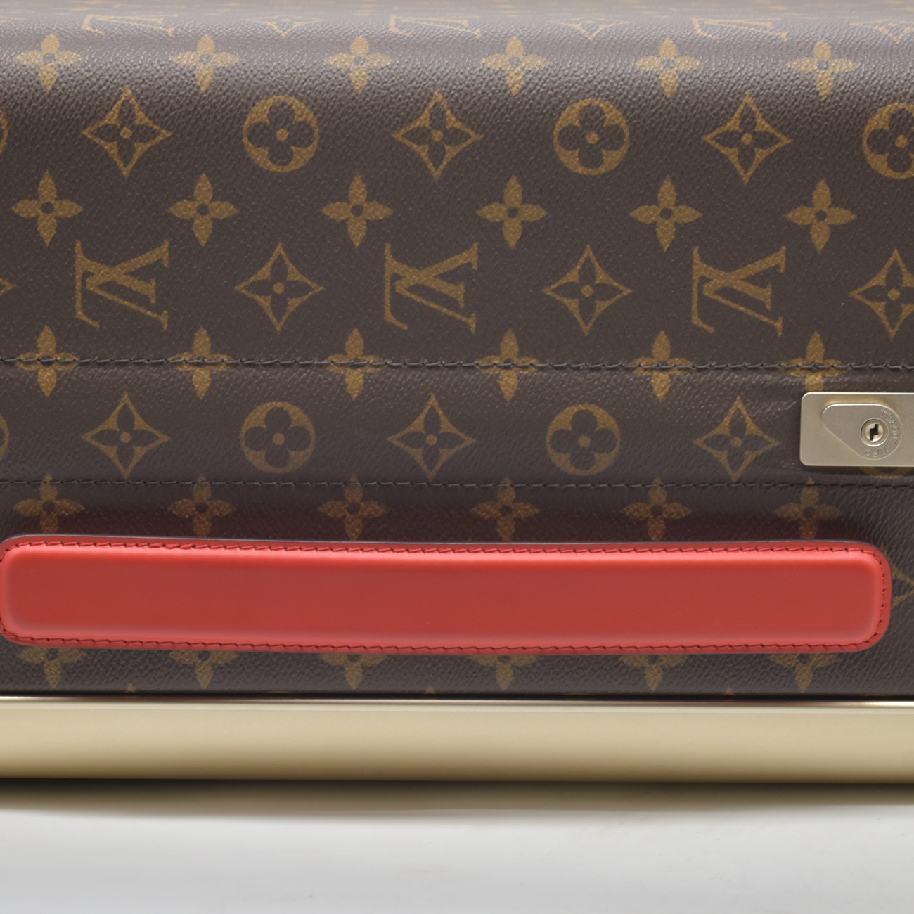 $3700 Louis Vuitton Monogram Horizon 55 Coquelicot