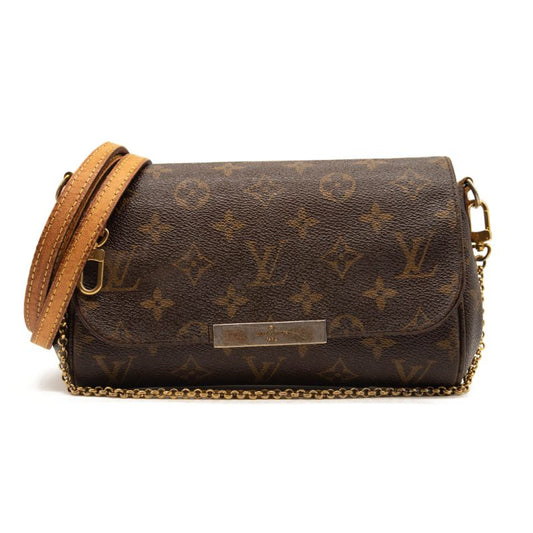 Used Louis Vuitton Favorite Pm Brown Monogram Canvas Shoulder Bag