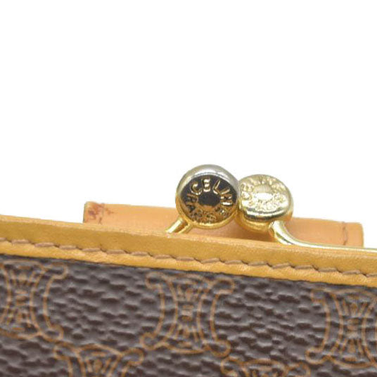 Celine Vintage Macadam Compact Wallet