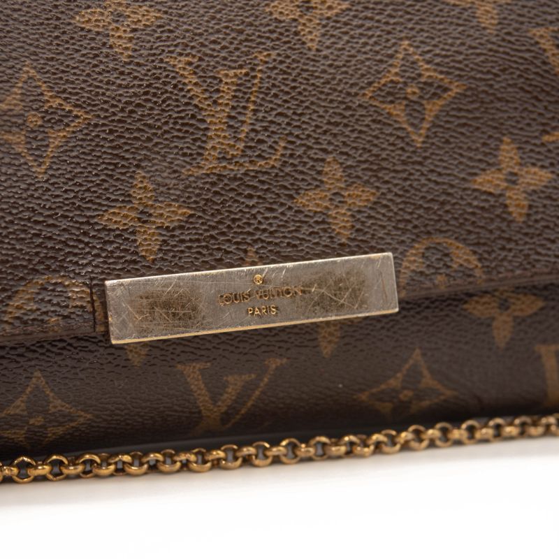 Used Louis Vuitton Favorite Pm Brown Monogram Canvas Shoulder Bag