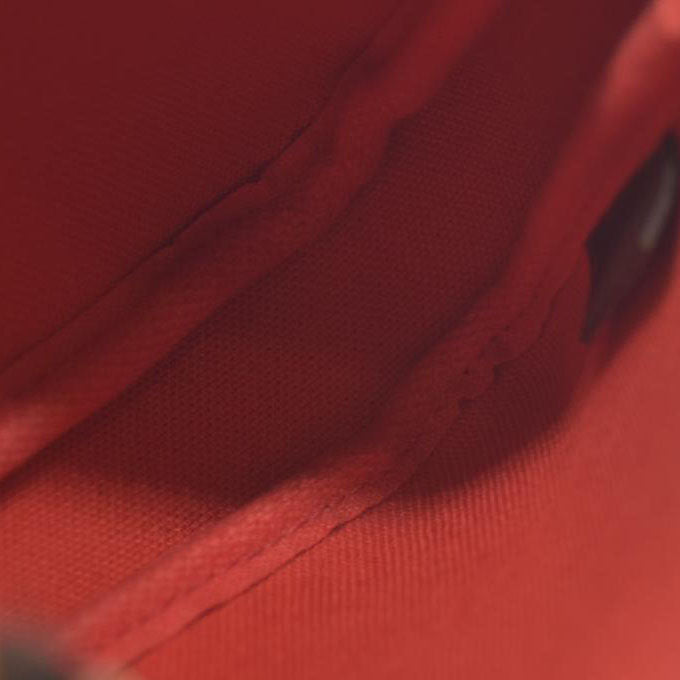 Louis Vuitton  Damier Ebene 2019 Christmas Animation Mini Pochette Accessories Red