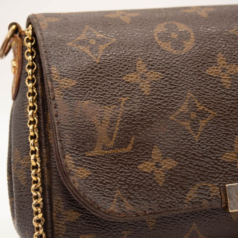 Used Louis Vuitton Favorite Pm Brown Monogram Canvas Shoulder Bag