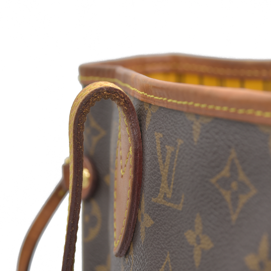 $2170 Louis Vuitton  Monogram Neo Neverfull MM Mimosa TJ4154