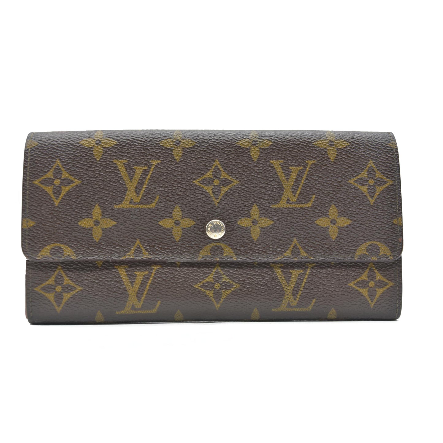 $725 Louis Vuitton Monogram Sarah Wallet 882AN CONSIGNMENT