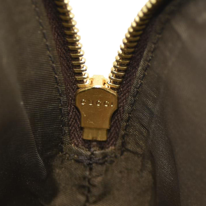 Gucci  GG Supreme Monogram Textured Calfskin Web Large Ophidia Cosmetic Case Beige Ebony New Acero