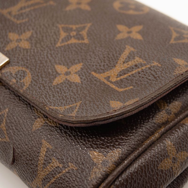 Used Louis Vuitton Favorite Pm Brown Monogram Canvas Shoulder Bag