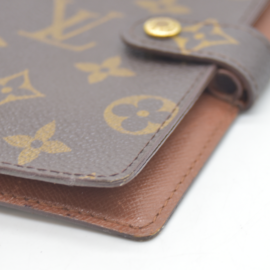Louis Vuitton Monogram Agenda PM Notebook Cover Brown CA1907