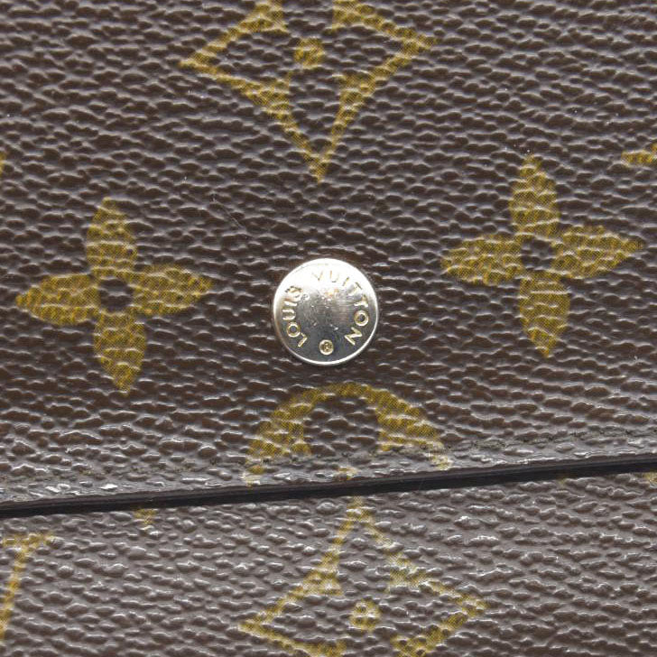$725 Louis Vuitton Monogram Sarah Wallet 882AN CONSIGNMENT