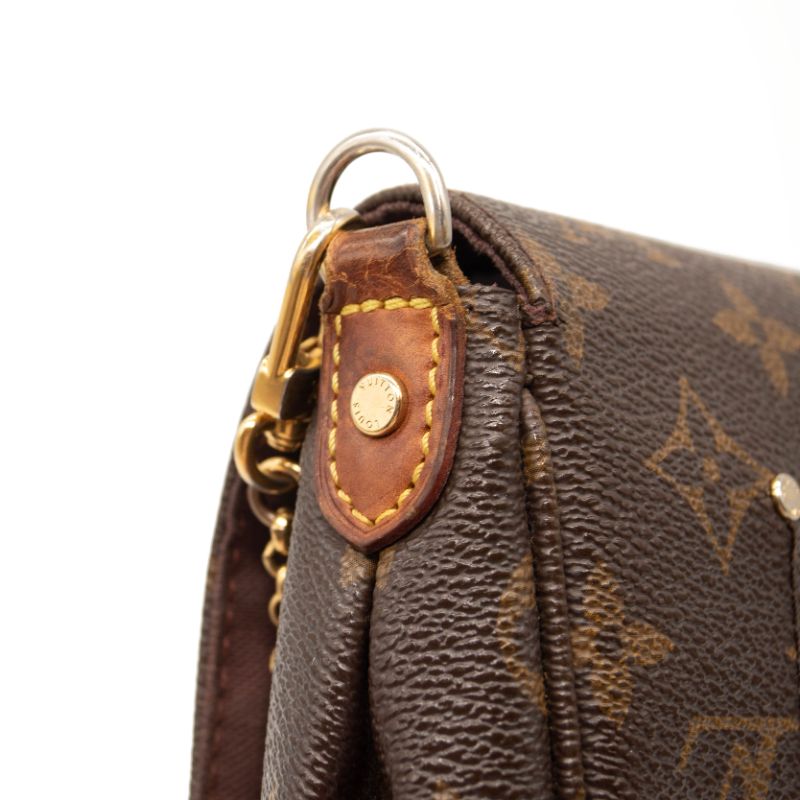 Used Louis Vuitton Favorite Pm Brown Monogram Canvas Shoulder Bag