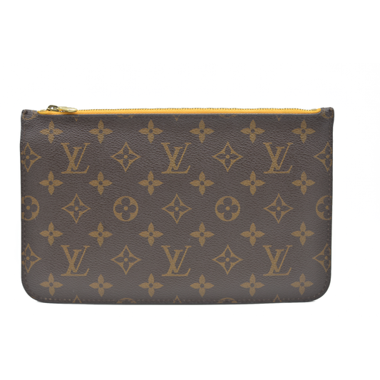 AUCTION $600 Louis Vuitton  Monogram Neo Neverfull GM MM Mimosa Pochette TJ4154