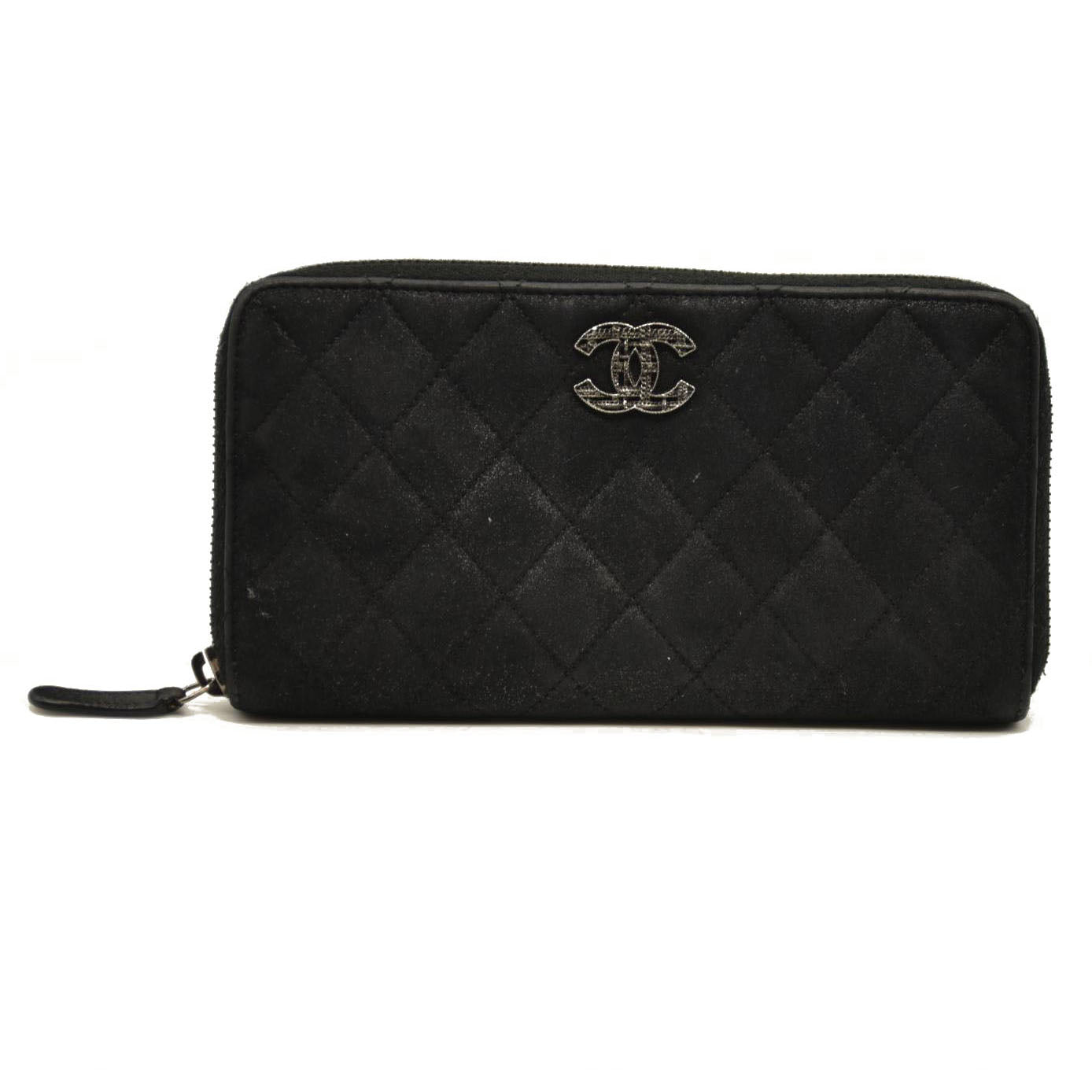 CHANEL Chanel Matelasse Long Wallet Black