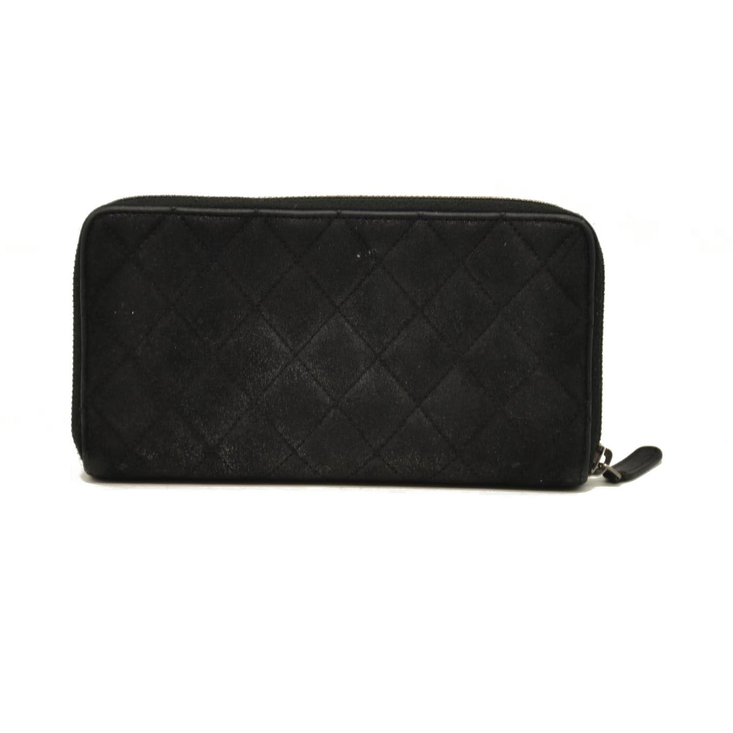 CHANEL Chanel Matelasse Long Wallet Black