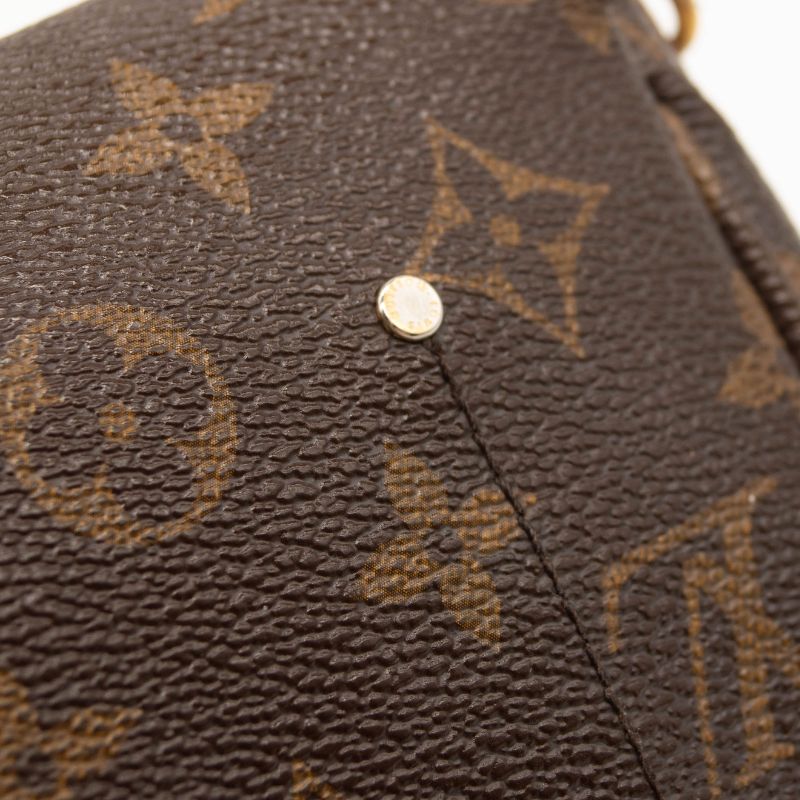 Used Louis Vuitton Favorite Pm Brown Monogram Canvas Shoulder Bag