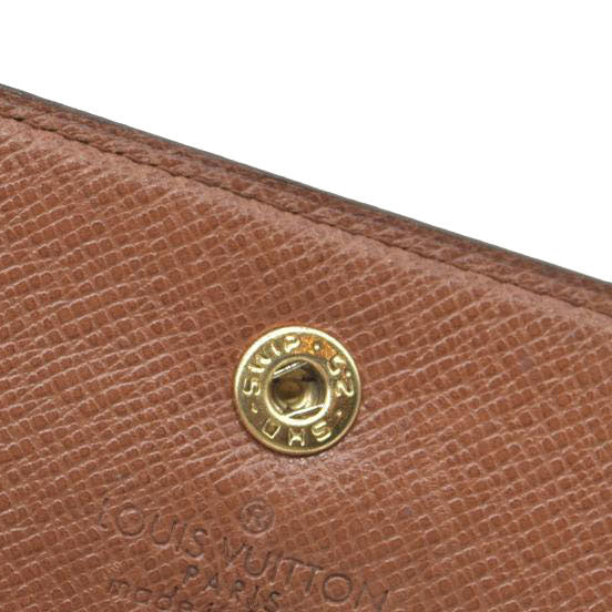 $545 Louis Vuitton  Monogram Porte-Monnaie Coin Purse RA0920
