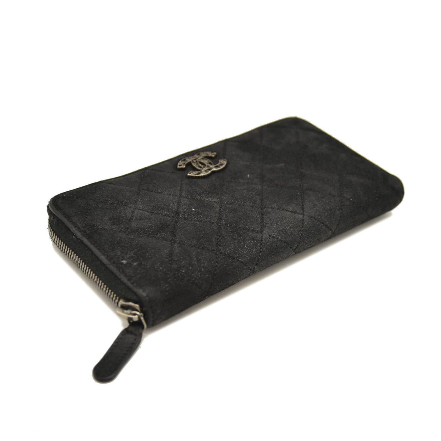 CHANEL Chanel Matelasse Long Wallet Black