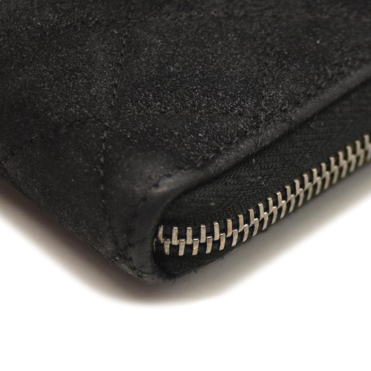 CHANEL Chanel Matelasse Long Wallet Black