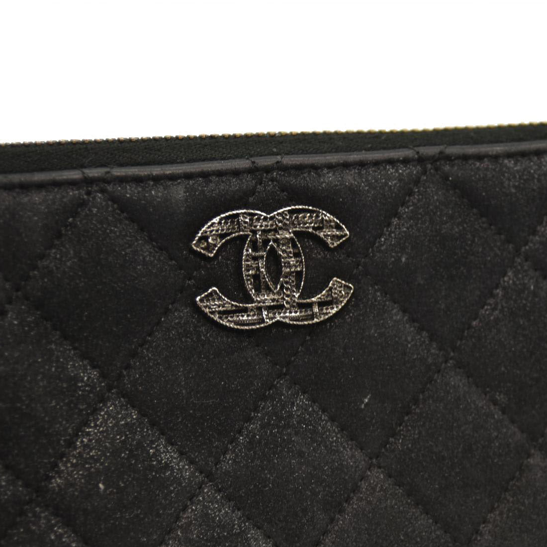 CHANEL Chanel Matelasse Long Wallet Black