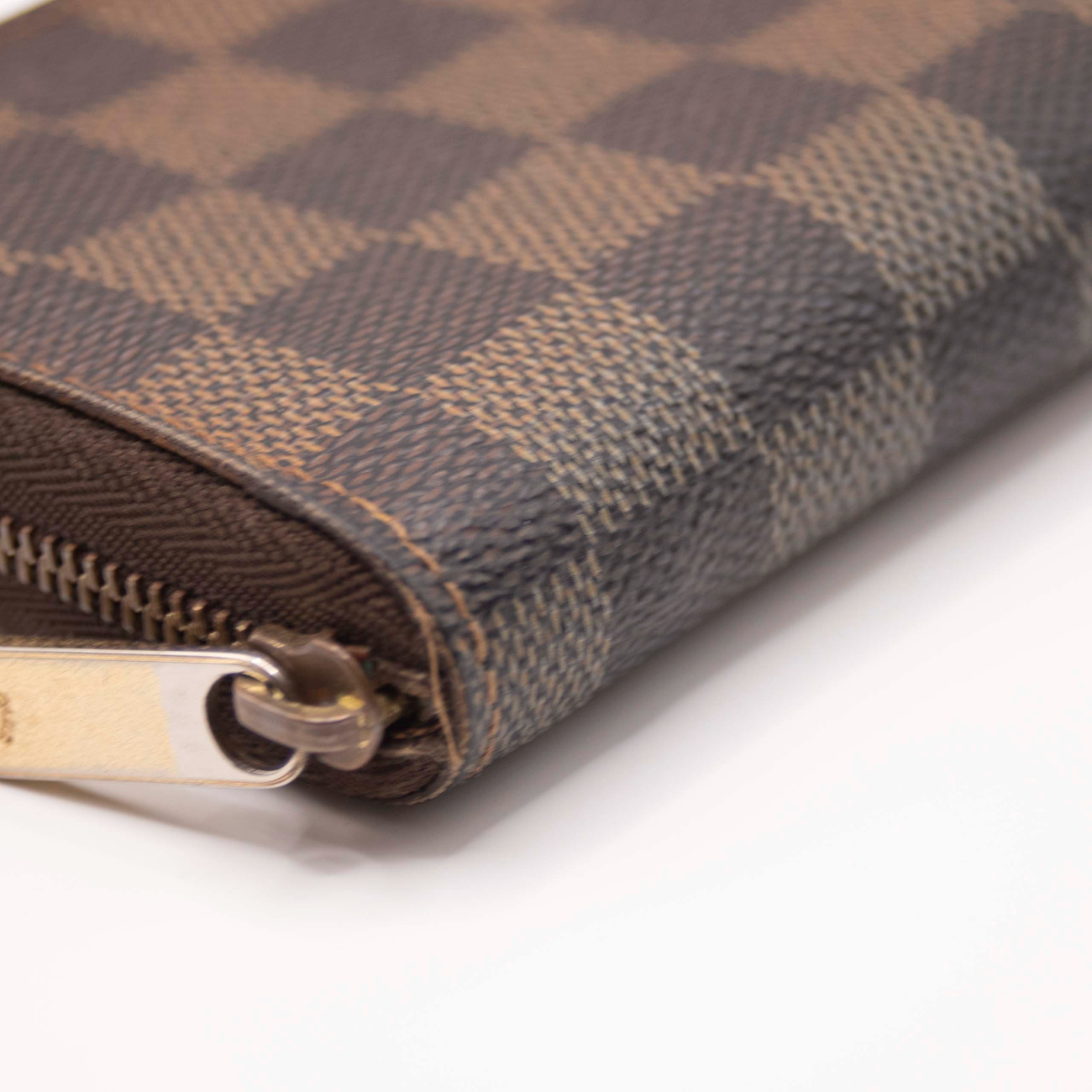 $560 2008 Louis Vuitton Damier Ebene Zippy Coin Purse CT4078
