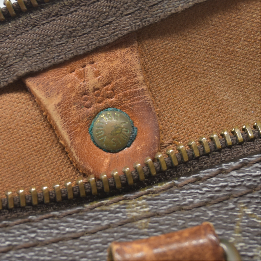 $1550 Louis Vuitton Monogram Speedy 30 Hand Bag 883 March 1988