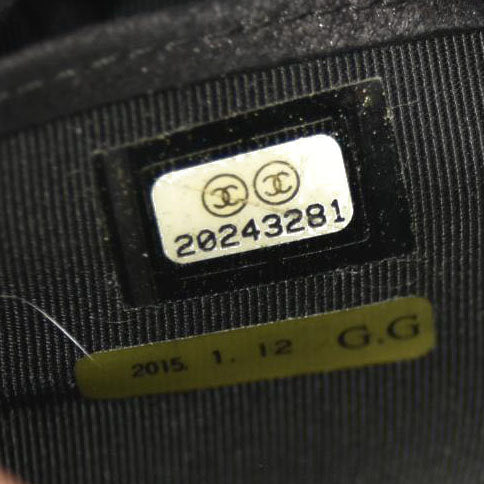 CHANEL Chanel Matelasse Long Wallet Black