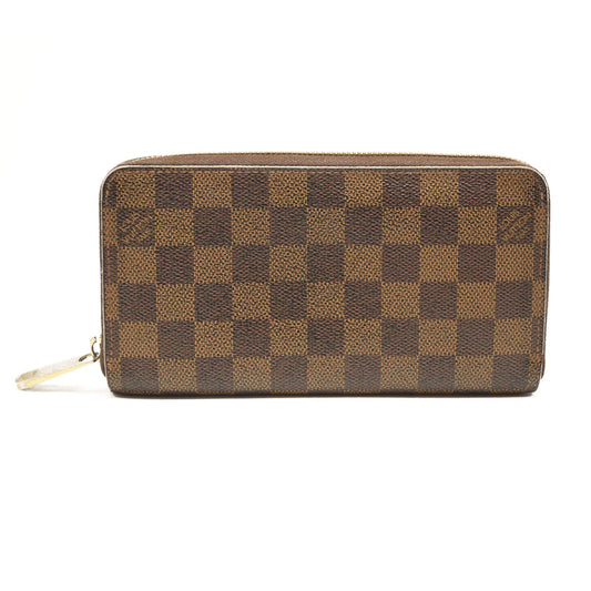 VI 0019 LOUIS VUITTON Damier Ebene Zippy Wallet