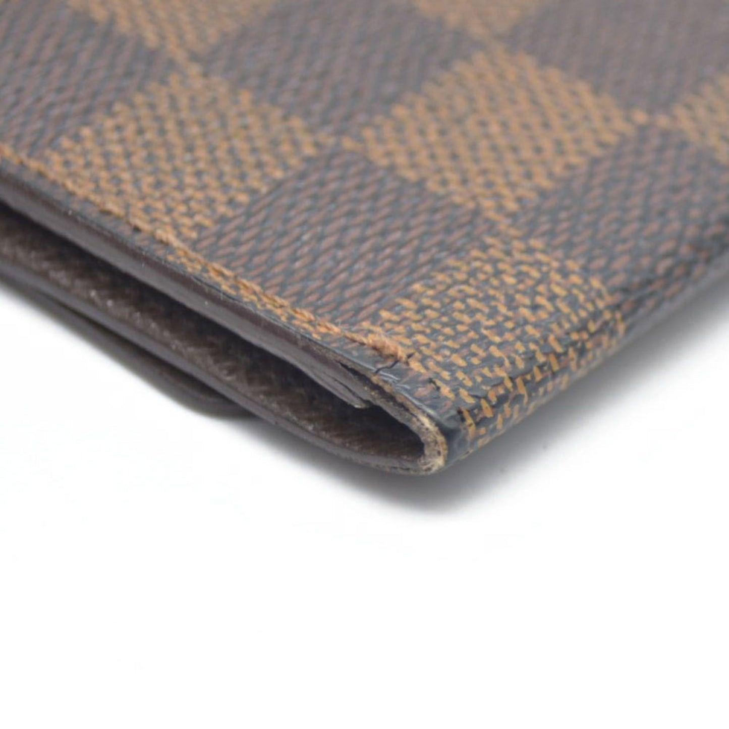 $345 Louis Vuitton Damier Ebene Multicles 6 Ring Key Case