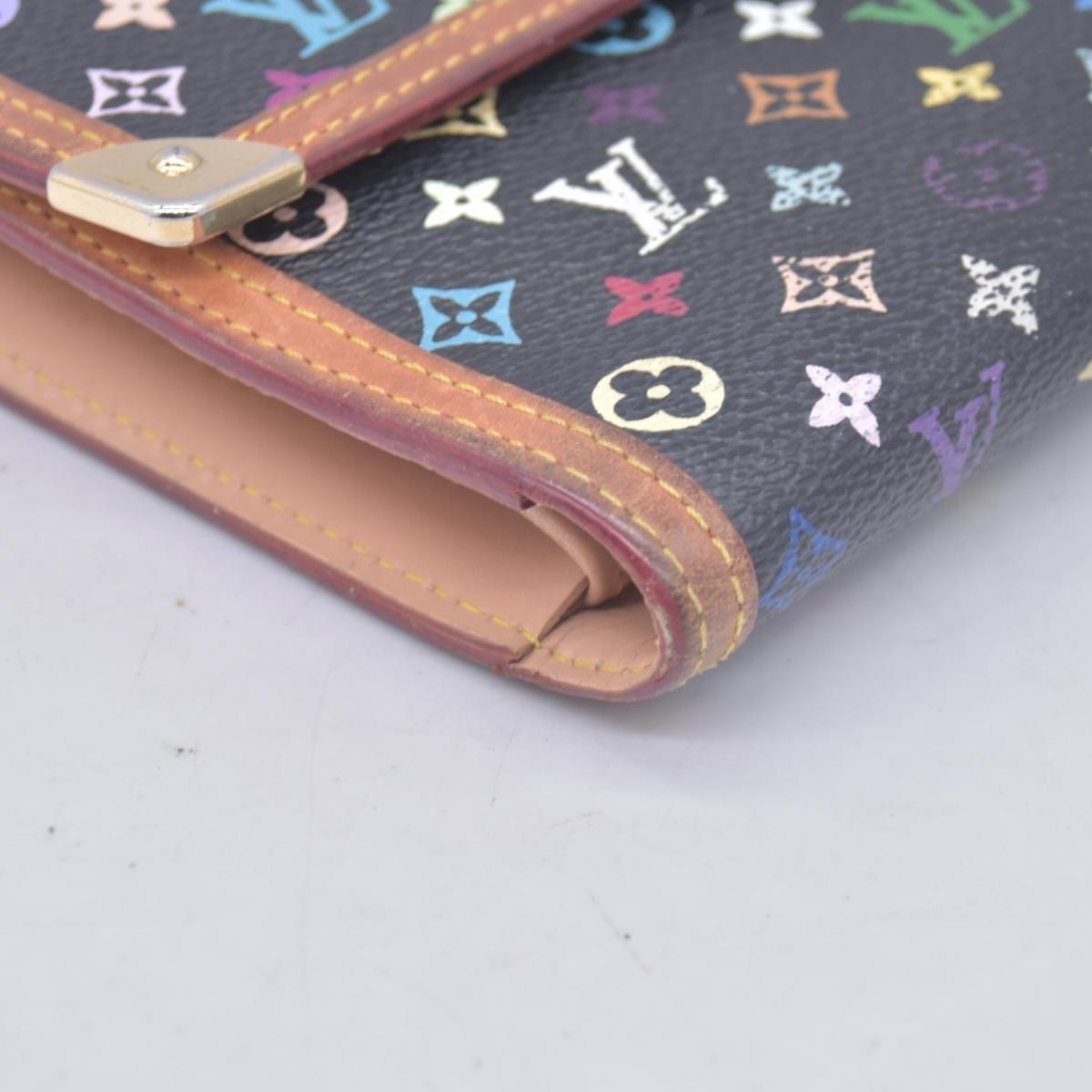 $950 2005 LOUIS VUITTON x Takashi Murakami Monogram Multicolor Porte Tresor International Wallet TH0055 CONSIGNMENT 10021178