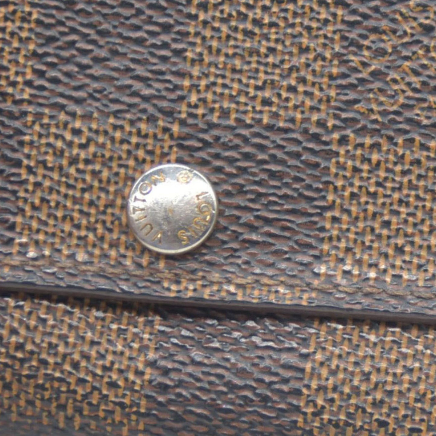 $345 Louis Vuitton Damier Ebene Multicles 6 Ring Key Case
