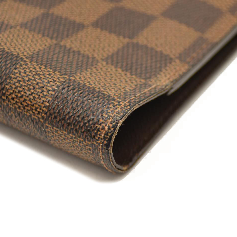 Louis Vuitton  Damier Ebene Desk Agenda Cover