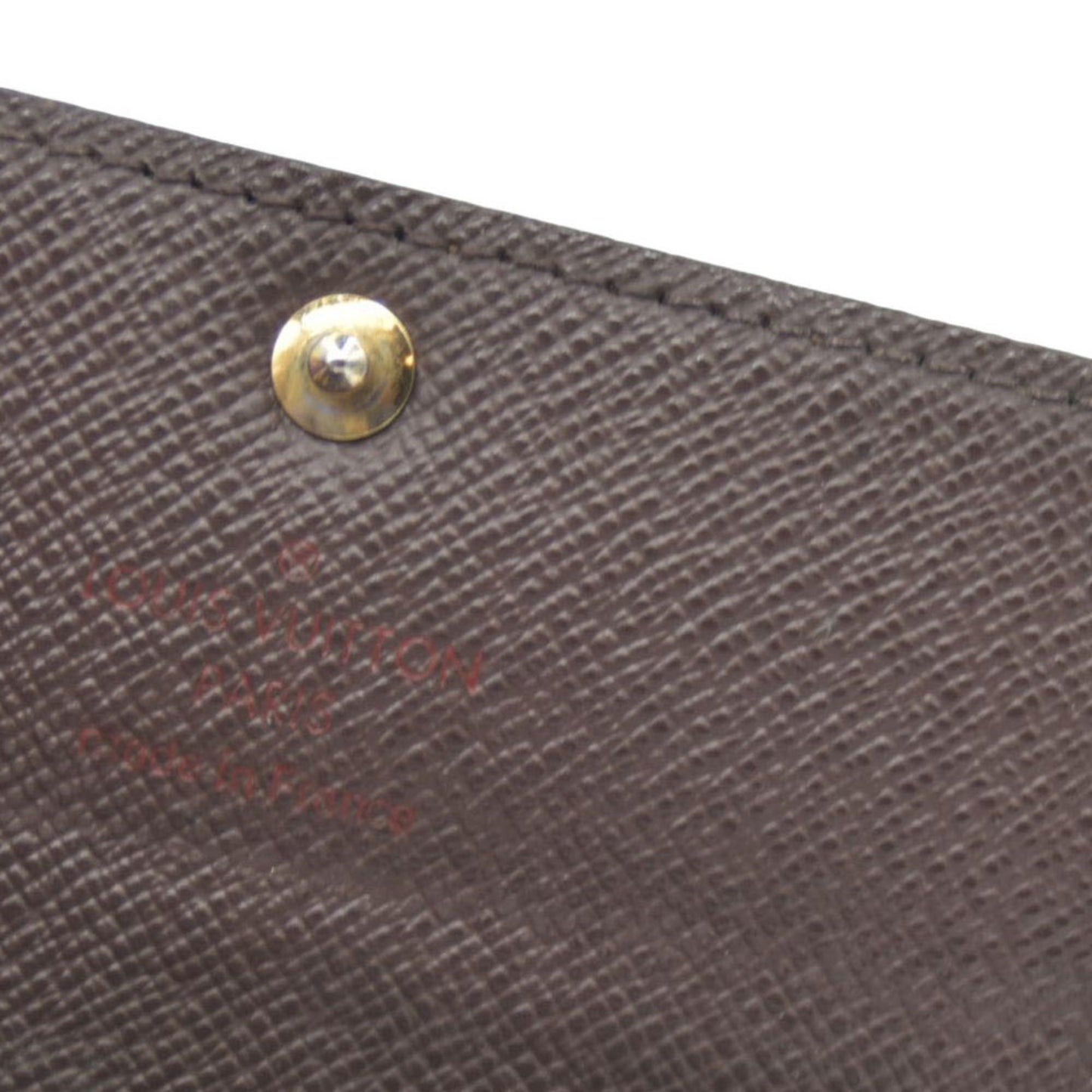 $345 Louis Vuitton Damier Ebene Multicles 6 Ring Key Case