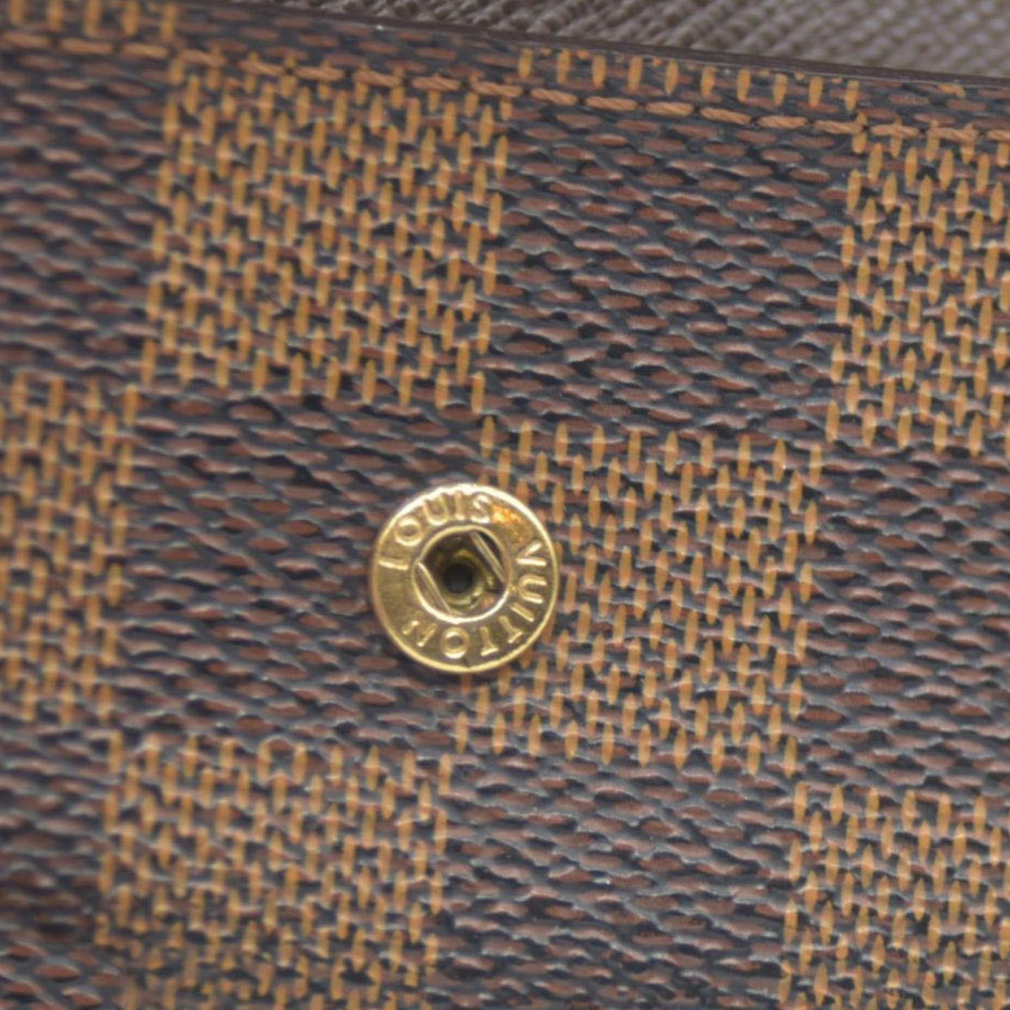 $345 Louis Vuitton Damier Ebene Multicles 6 Ring Key Case
