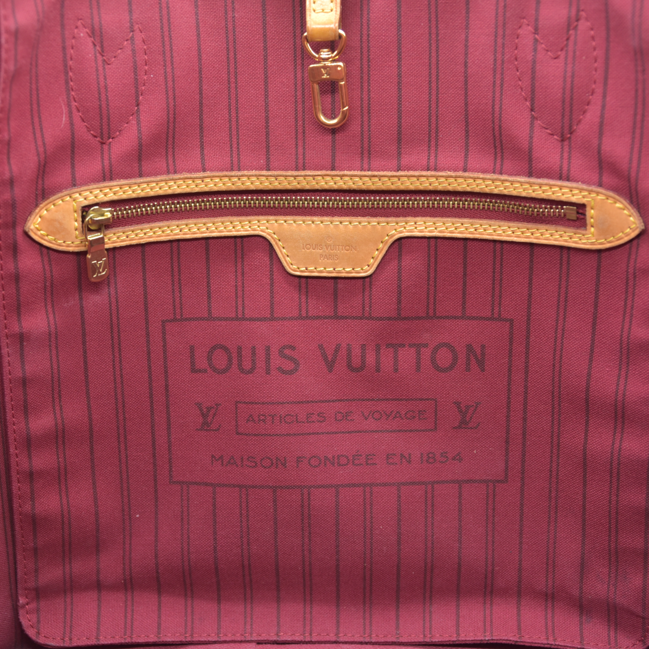 Louis Vuitton Neverfull MM Monogram with Pivoine Interior and Pouch SD1144