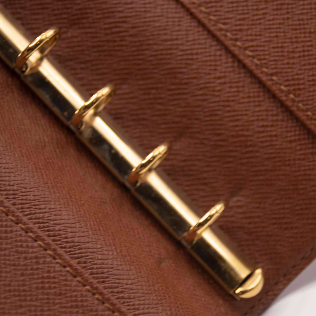 $505 1999 Louis Vuitton Monogram Small Ring Agenda Cover CA0979