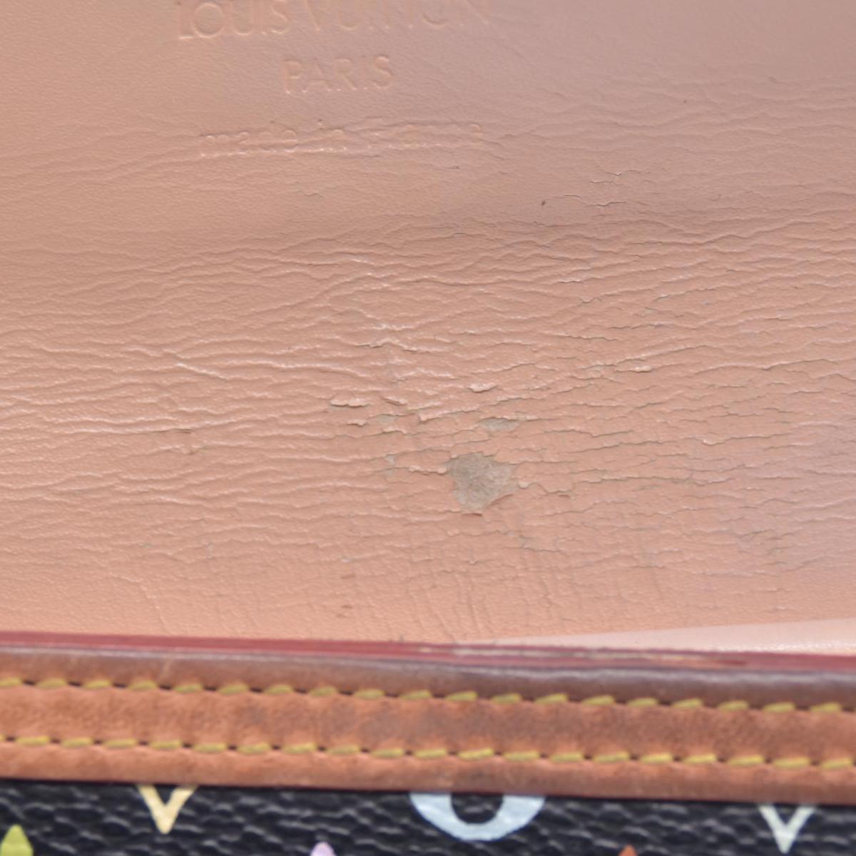 $950 2005 LOUIS VUITTON x Takashi Murakami Monogram Multicolor Porte Tresor International Wallet TH0055 CONSIGNMENT 10021178