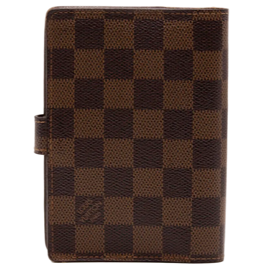 $505 2007 Louis Vuitton Damier Agenda PM Notebook Cover Brown CA0057