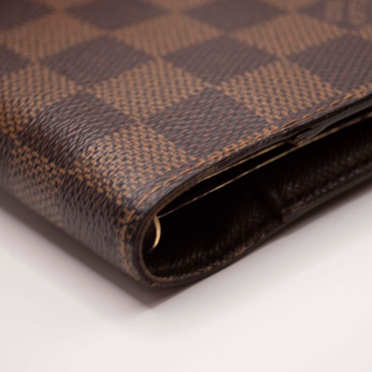 $505 2007 Louis Vuitton Damier Agenda PM Notebook Cover Brown CA0057