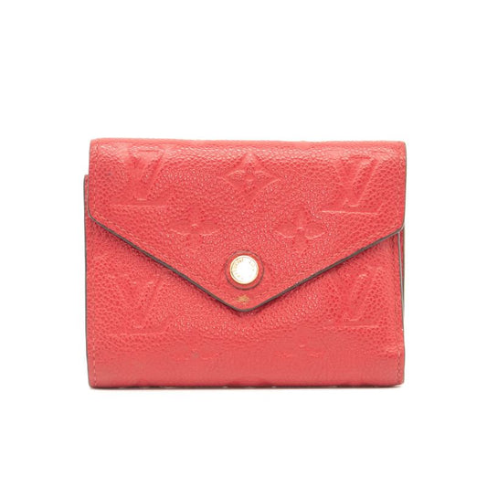 LOUIS VUITTON Empreinte Victorine Wallet in Red Pink