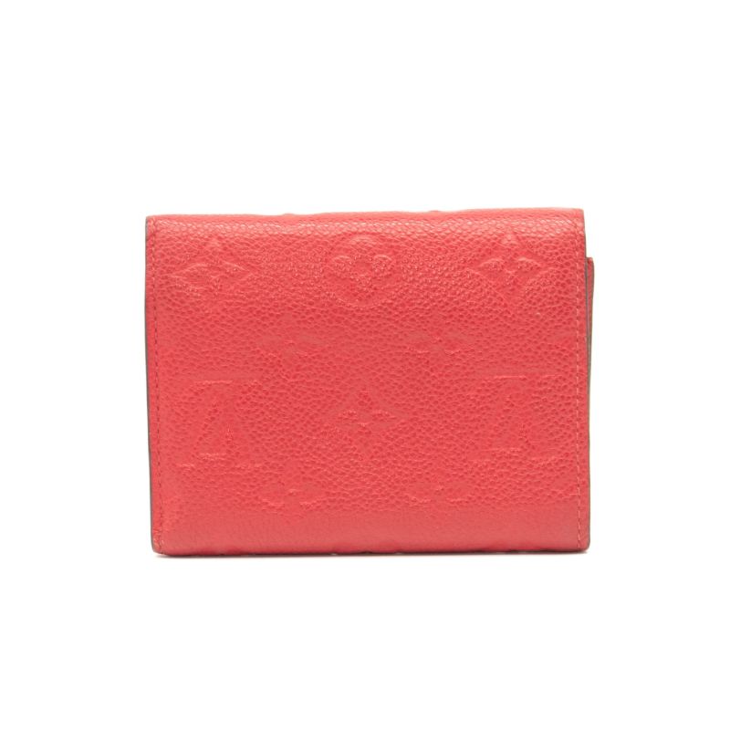 LOUIS VUITTON Empreinte Victorine Wallet in Red Pink