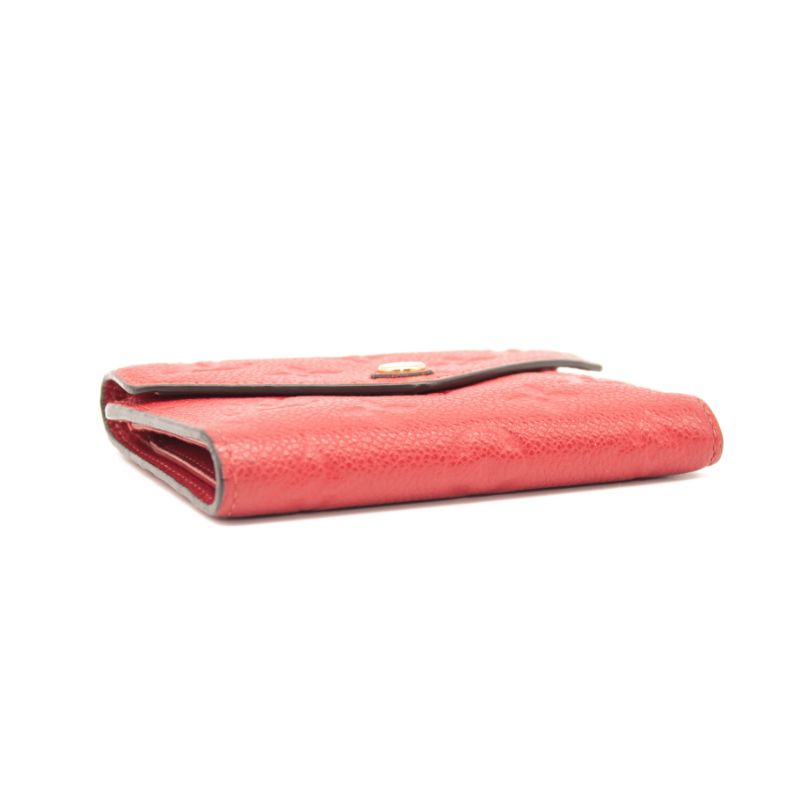 LOUIS VUITTON Empreinte Victorine Wallet in Red Pink