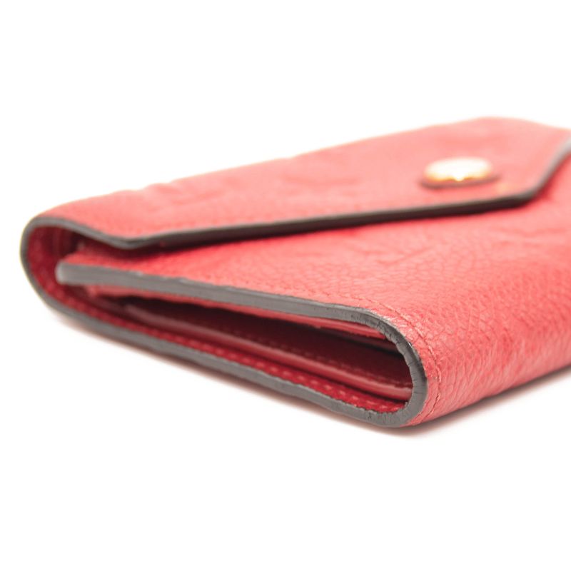 LOUIS VUITTON Empreinte Victorine Wallet in Red Pink