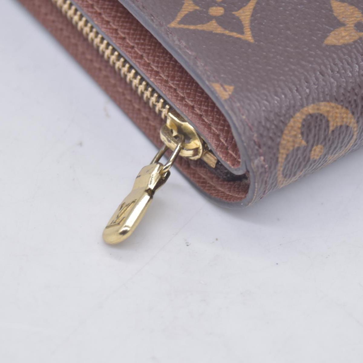 $660 2003 LOUIS VUITTON Monogram Compact Zip Wallet Brown MI0073 CONSIGNMENT 10021170