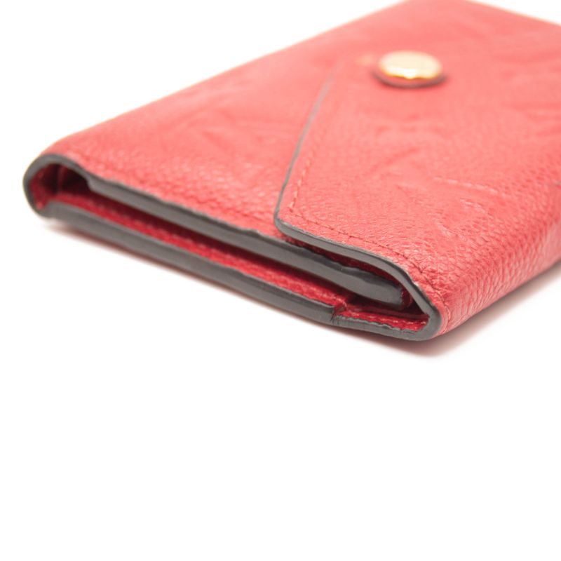 LOUIS VUITTON Empreinte Victorine Wallet in Red Pink