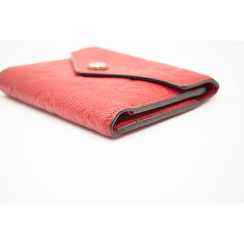 LOUIS VUITTON Empreinte Victorine Wallet in Red Pink