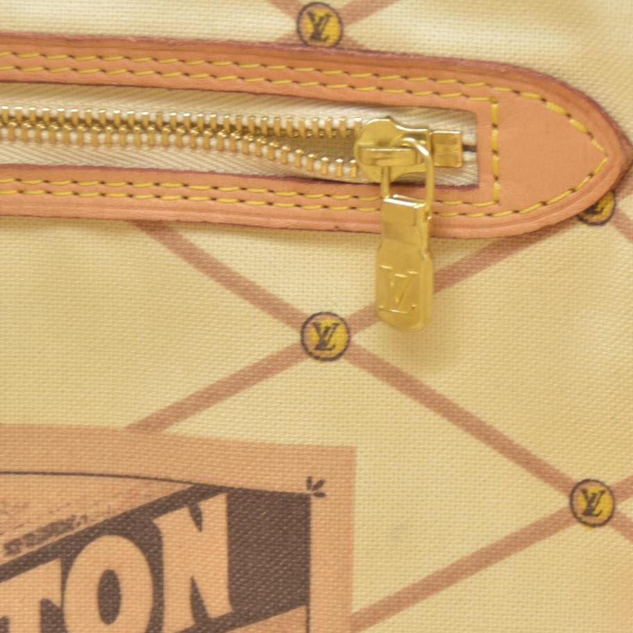 $2170 Louis Vuitton  Damier Azur Summer Trunks Neo Neverfull MM GI0168