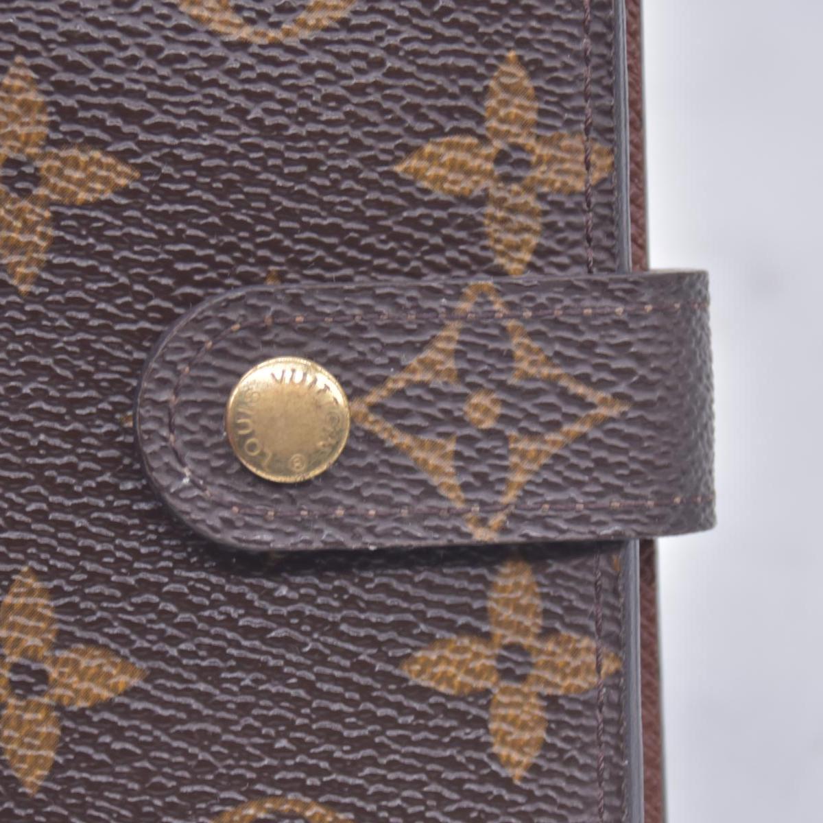 $660 2003 LOUIS VUITTON Monogram Compact Zip Wallet Brown MI0073 CONSIGNMENT 10021170