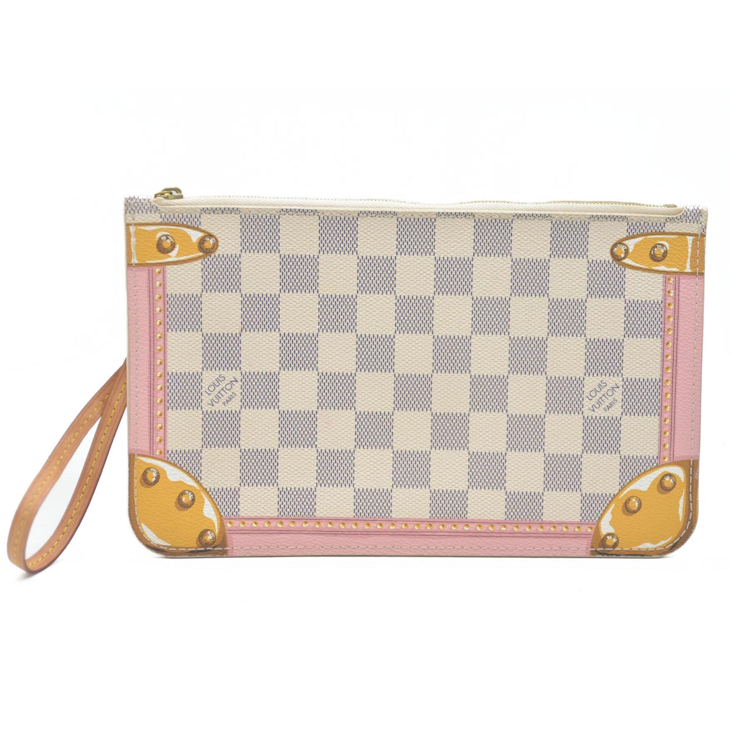 $2170 Louis Vuitton  Damier Azur Summer Trunks Neo Neverfull MM GI0168