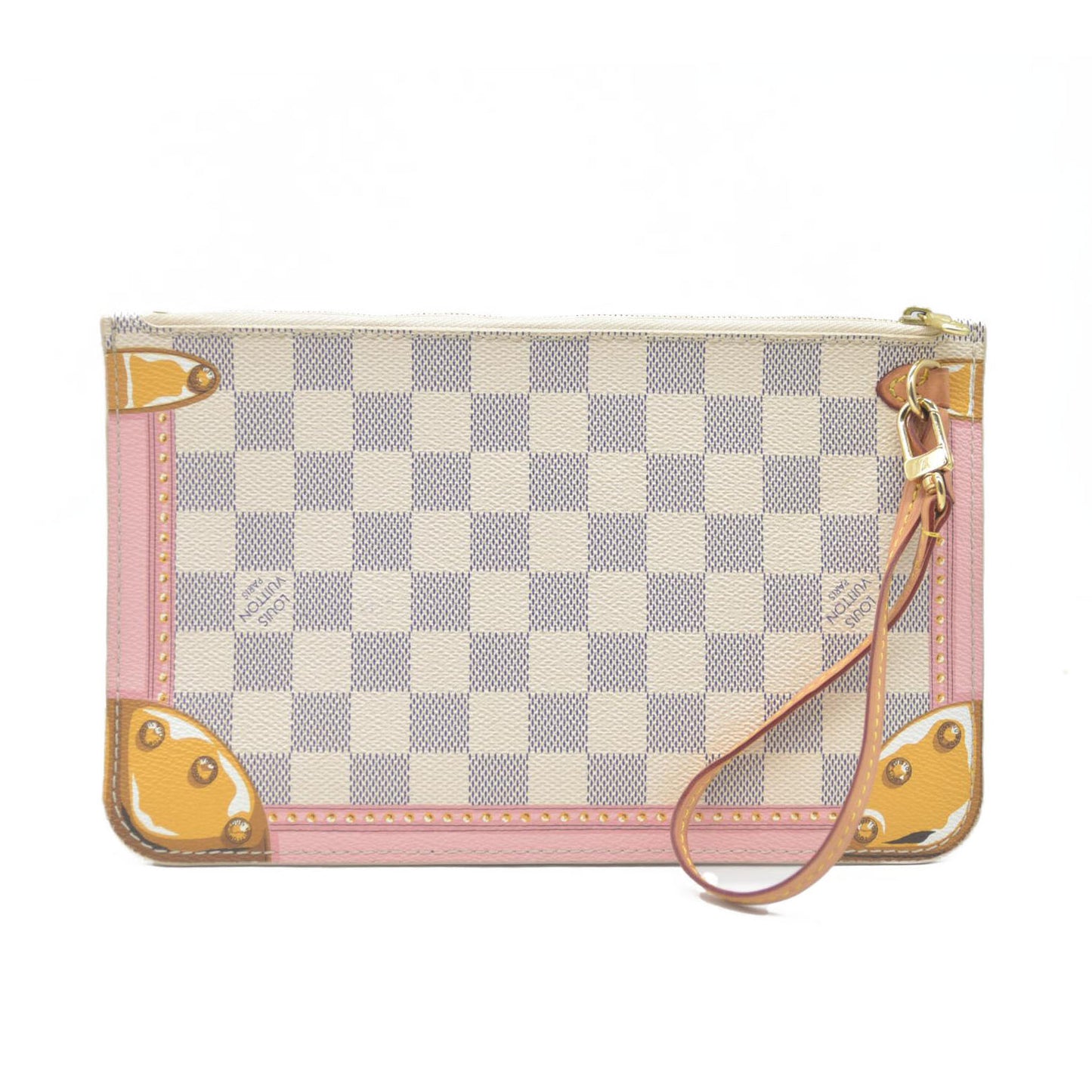 $2170 Louis Vuitton  Damier Azur Summer Trunks Neo Neverfull MM GI0168