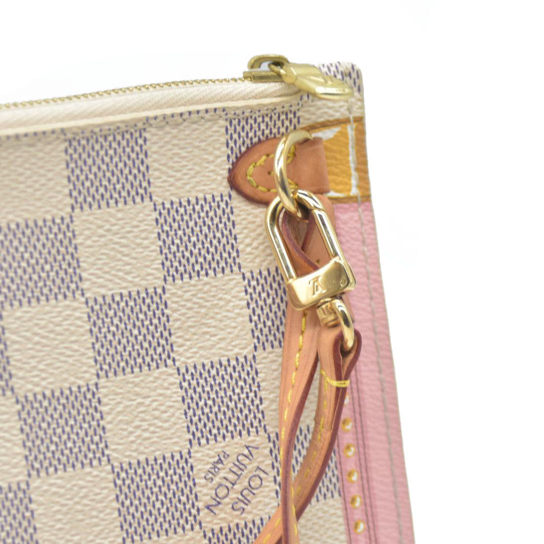 $2170 Louis Vuitton  Damier Azur Summer Trunks Neo Neverfull MM GI0168