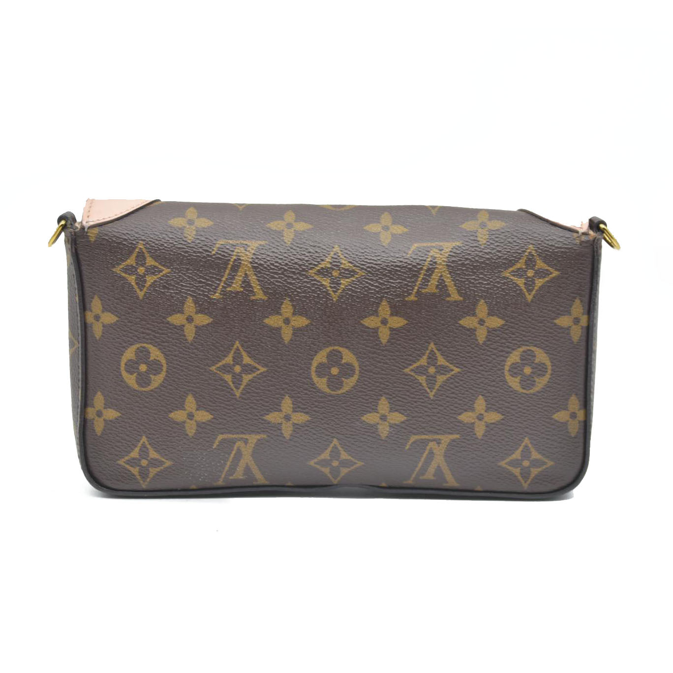 $2350 Louis Vuitton  Monogram Valentine Dog Pochette Felicie Chain Wallet